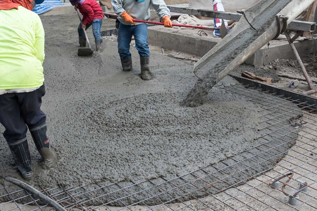 Один из вариантов применения тяжелого бетона в строительстве